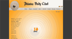 Desktop Screenshot of pilatesbodyclub.ro